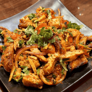 Chicken Sadheko (Fried)