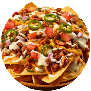 MEXICAN BAKED NACHOS